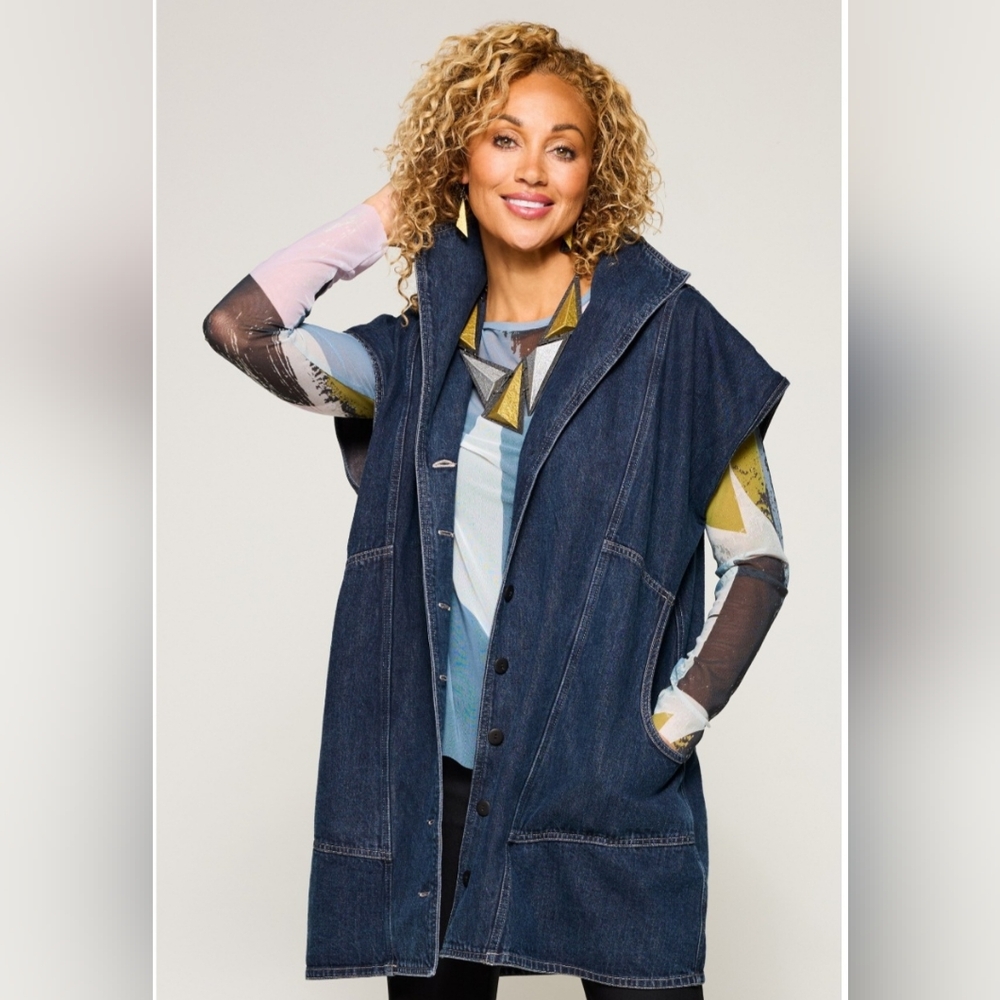 Denim vest